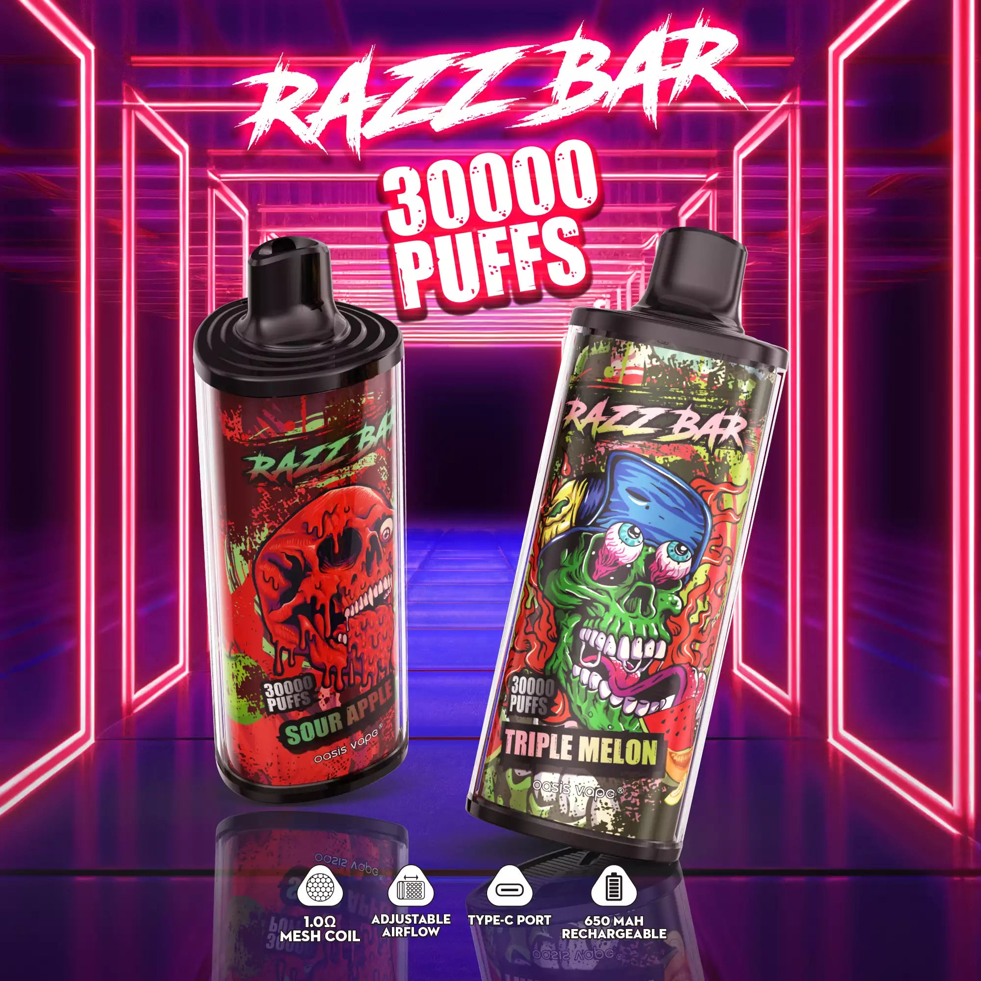 VAPE RAZZ BAR 30.000 PUFFS